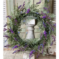 Chastain Lavender Wreath 24"