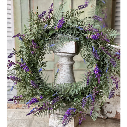  Chastain Lavender Wreath 24" 