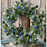 Bluet Fields Wreath 22"