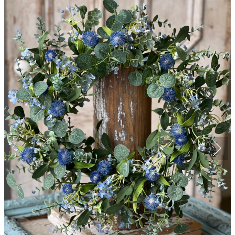 Bluet Fields Wreath 22"