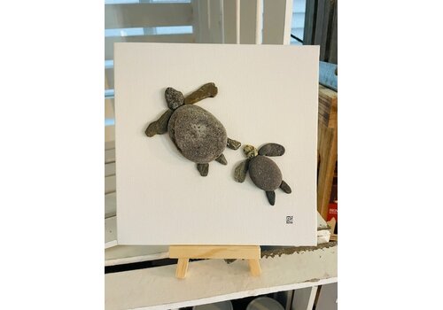  Pebbles and Paint 6x6 inch Sea Turtles 