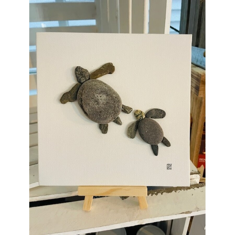 Pebbles and Paint 6x6 inch Sea Turtles