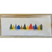 Pebbles and Paint 10x3 inch Whimsical Trees no matte