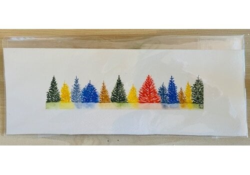  Pebbles and Paint 10x3 inch Whimsical Trees no matte 