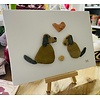 Pebbles and Paint 7x5 inch Puppy Love with easel
