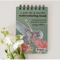 Little Bit of Summer Mini Watercoloring Book