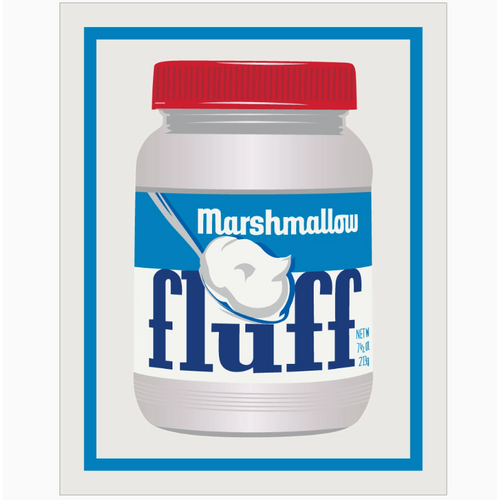  Fridgedoor Marshmallow Fluff Jar Magnet 