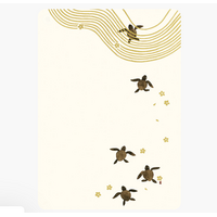 Baby Sea Turtles New Baby Card