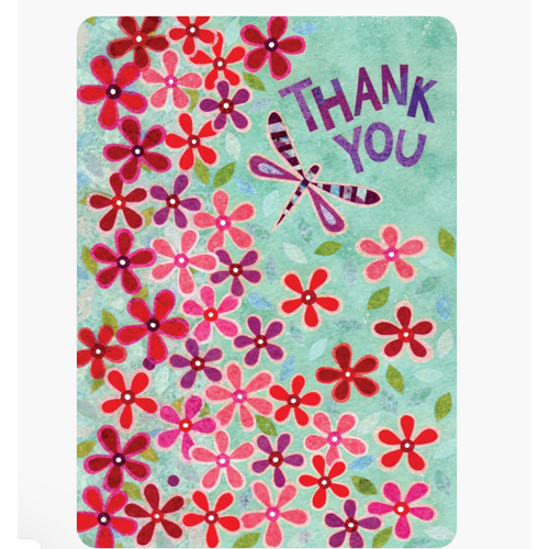  Allport Editions Dragonfly Thank You Card 