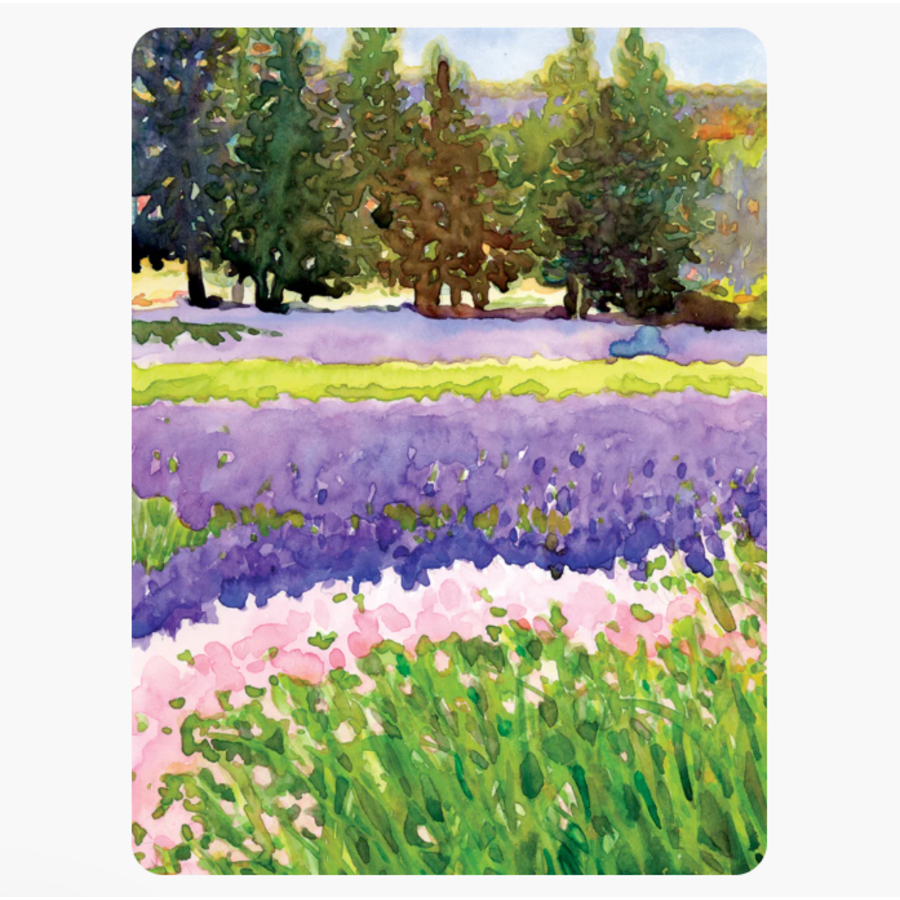 Lavender & Iris Thank You Card