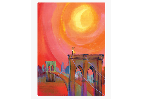  Allport Editions Bridge Couple Anniversary Card 