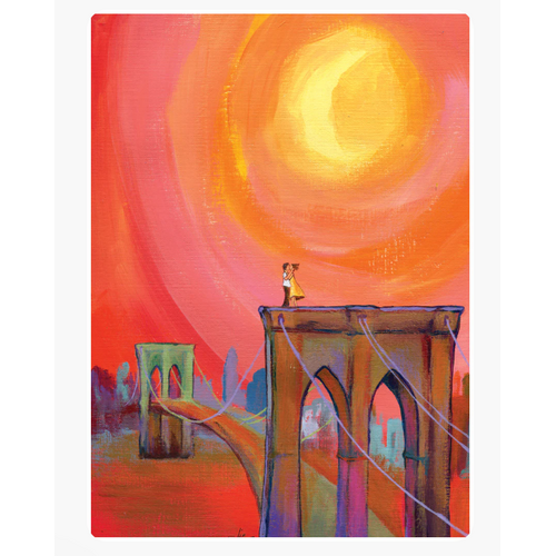  Allport Editions Bridge Couple Anniversary Card 