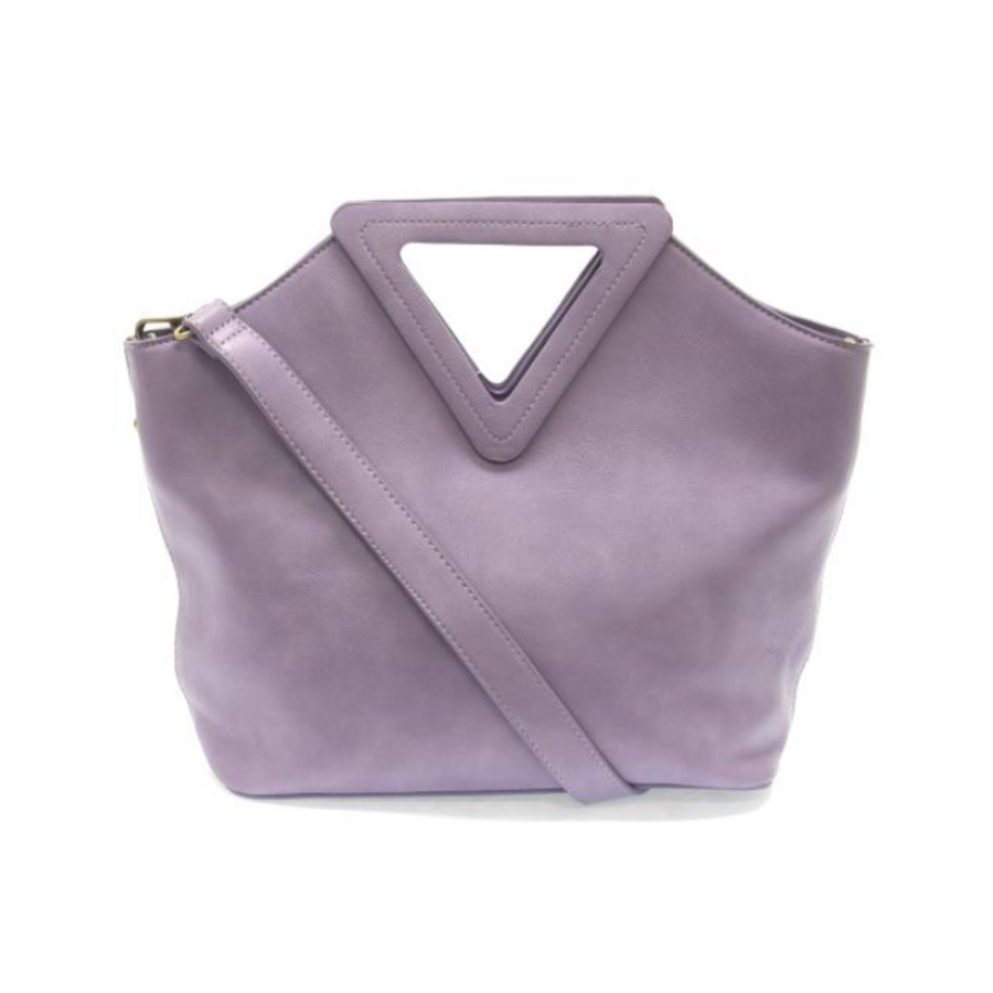 Vegan Leather Triangle Handle Bag