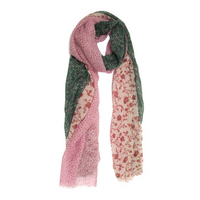 Tri-Floral Scarf