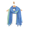 Joy Accessories Blocked Floral Vines Scarf