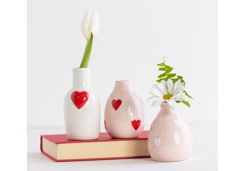  Heart Bud Vase 