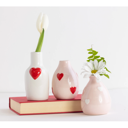  Heart Bud Vase 
