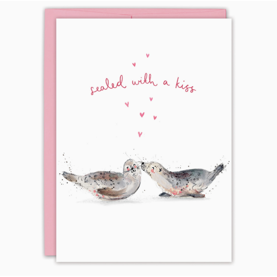 Sealed with a Kiss Valentine's Card