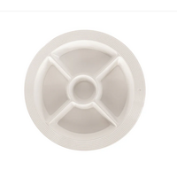 Pinstripes Melamine Divided Dish