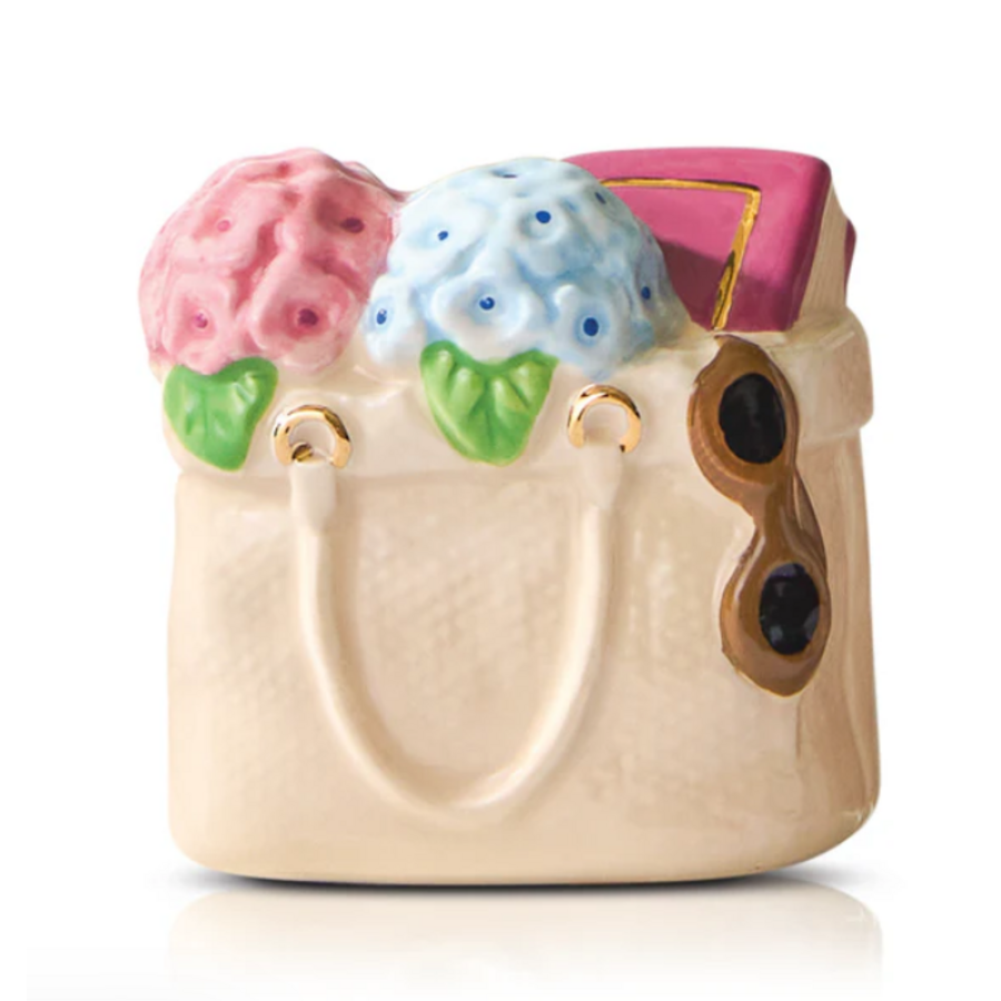 Tote with Flowers Mini