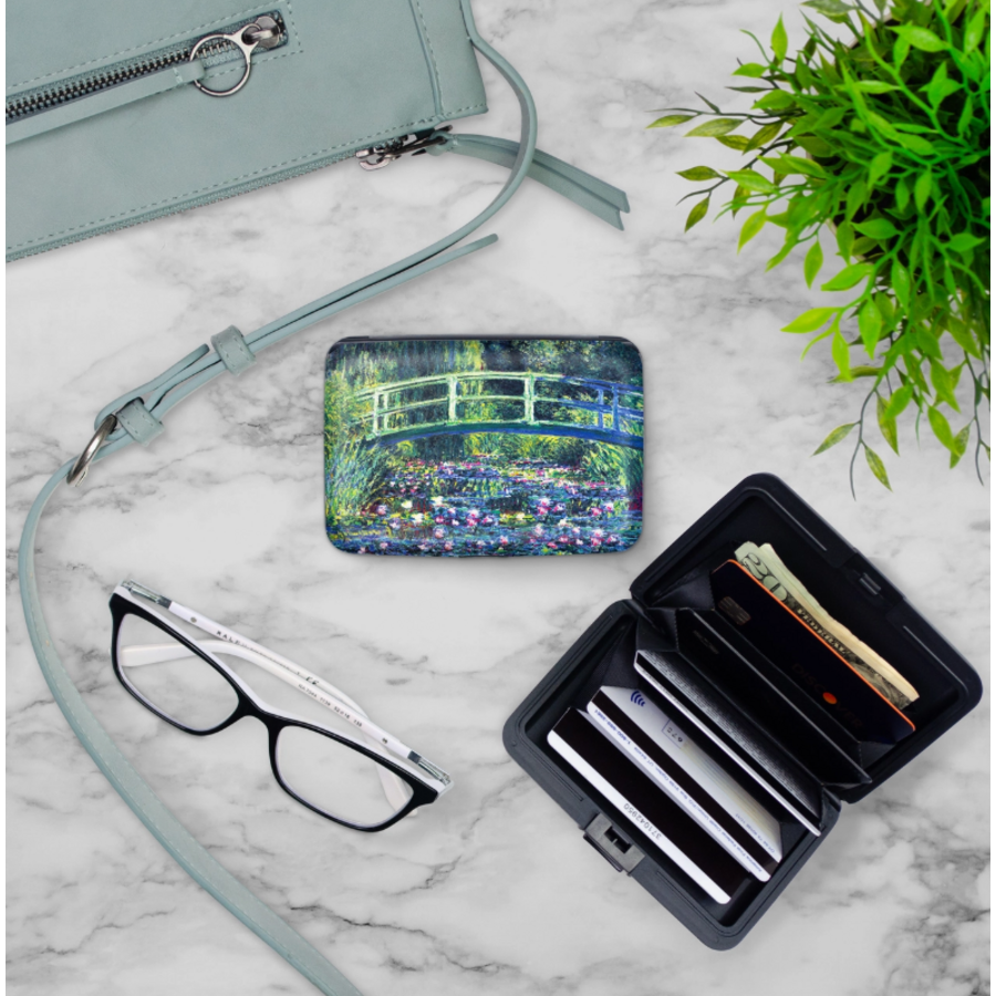 Monet Water Lily Pond  Armored Wallet