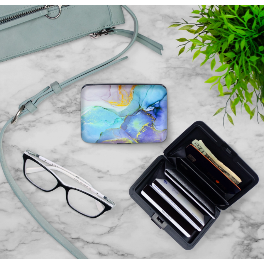 Blue Marble Armored Wallet