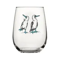 Blue Footed Boobies Stemless Wine Glass