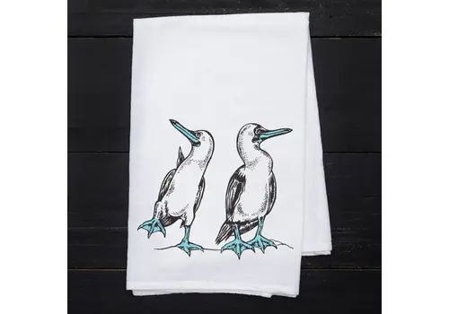  Counter Couture Blue Footed Boobies Tea Towel 