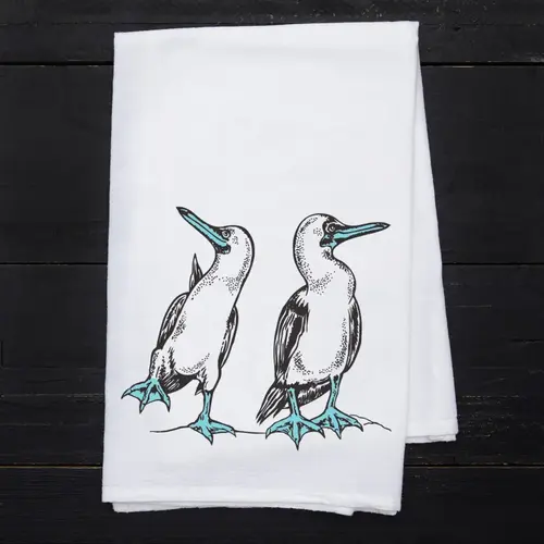  Counter Couture Blue Footed Boobies Tea Towel 