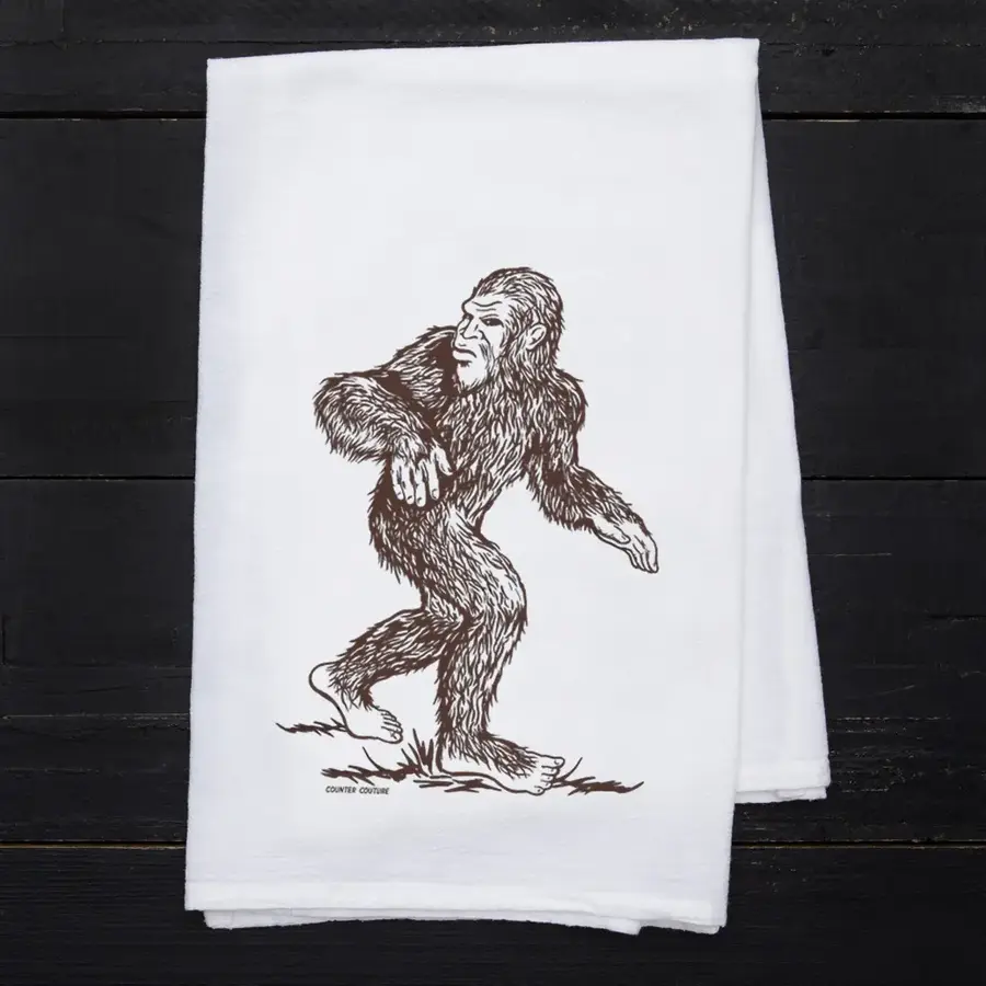 Sasquatch Tea Towel