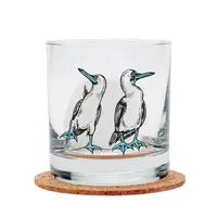 Blue Footed Booby Rocks Glass