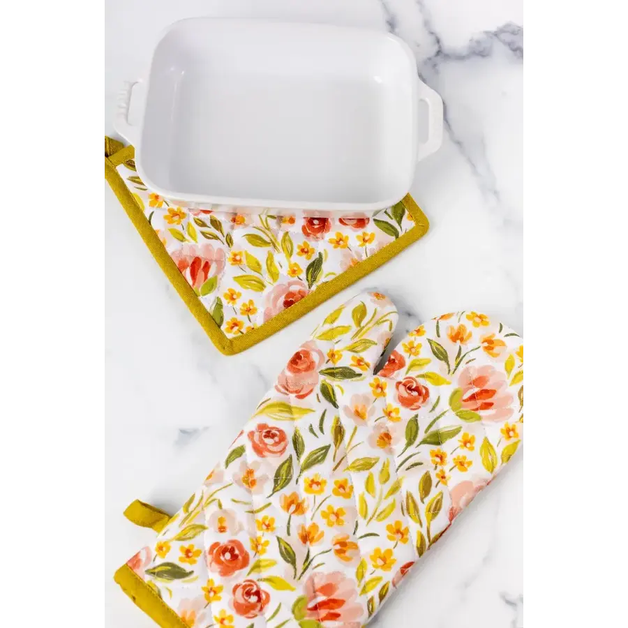 Oven Mitt & Potholder Set