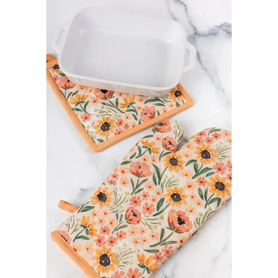 Oven Mitt & Potholder Set