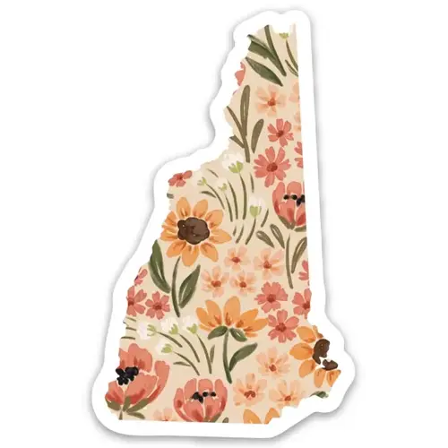  Elyse Breanne Design NH Floral Sticker 