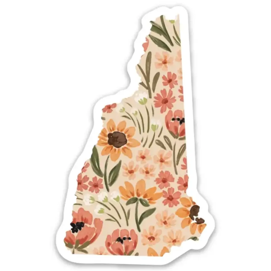 NH Floral Sticker