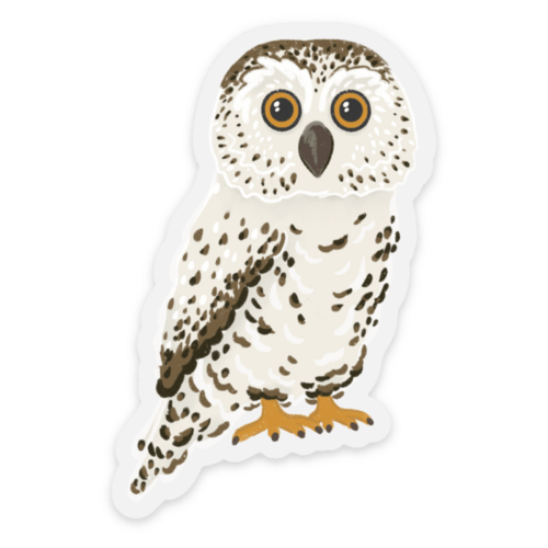  Elyse Breanne Design Clear Owl Sticker 
