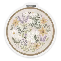 Clear Embroidery Hoop Sticker