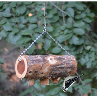 3 Plug Suet Log Upside Down