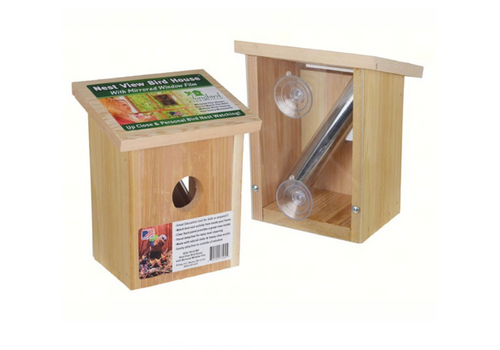  Nest View Bird House with Window Film 