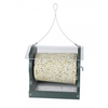 Recycled Hunter Green Seed Cylinder Feeder