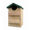 Cedar Screech Owl House with Green Roof