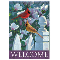 Cardinal Fence House Flag