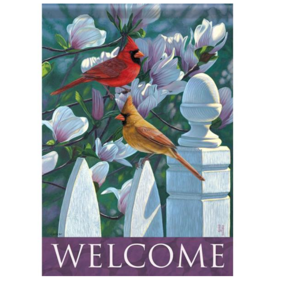 Cardinal Fence House Flag