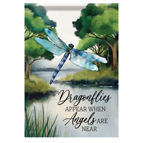  Dragonflies Appear Garden Flag 