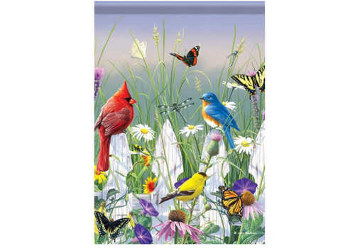  Songbird Meadow Garden Flag 