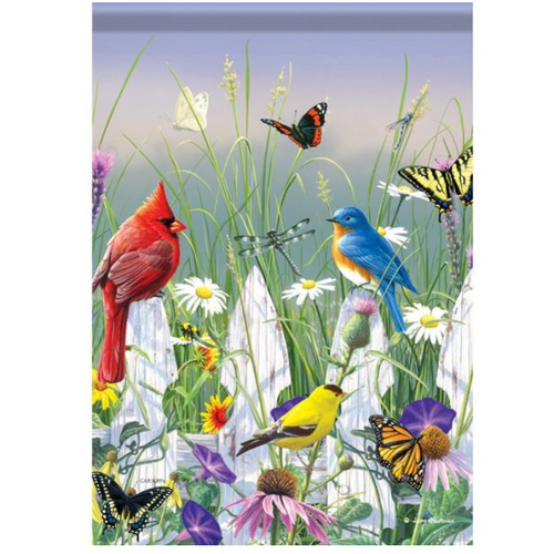 Songbird Meadow Garden Flag 