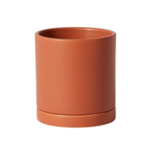  Accent Decor Romey Pot with Saucer 