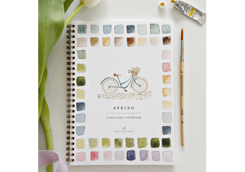  emily lex studio Spring Watercolor Workbook 