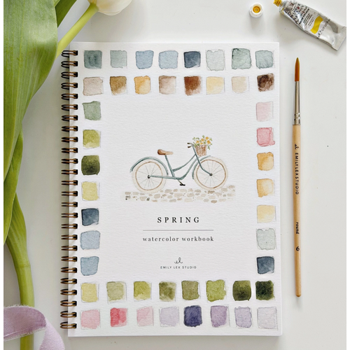  emily lex studio Spring Watercolor Workbook 