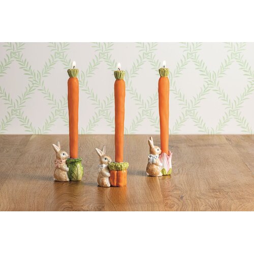  Mud Pie Bunny Taper Holder 